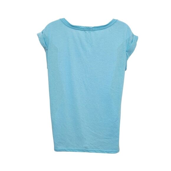 2/$20 Ardene Plain Baby Blue Top Blouse Size: Large - Picture 5 of 7
